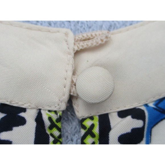 Venus Halter Mini Dress Women’s Small Cream Multicolored Geometric Sleeveless - Picture 12 of 16